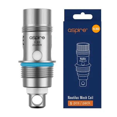 Nautilus Coils 0.3ohm 23-28w Pack of 5