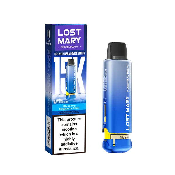 Lost Mary Nera 15k Pod Blueberry Raspberry Gami 20mg