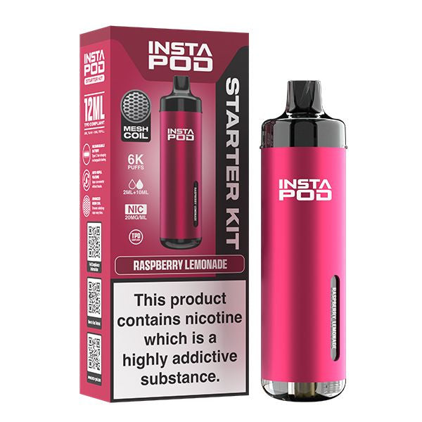 Insta Pod Kit 6000 Raspberry Lemonade 20mg