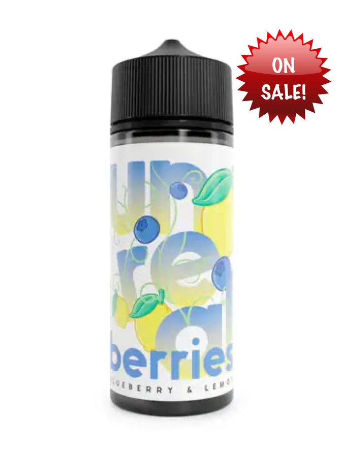 Unreal Berries Blueberry & Lemon 100ml 0mg Shortfill