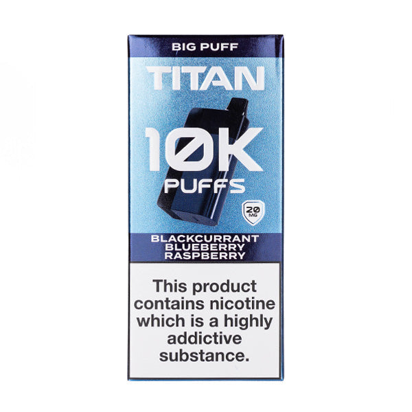 Titan 10K Blackcurrant Blueberry Raspberry 20mg