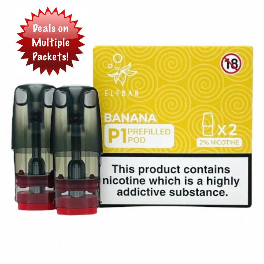 ElfBar Mate Pod 2ml Banana x2