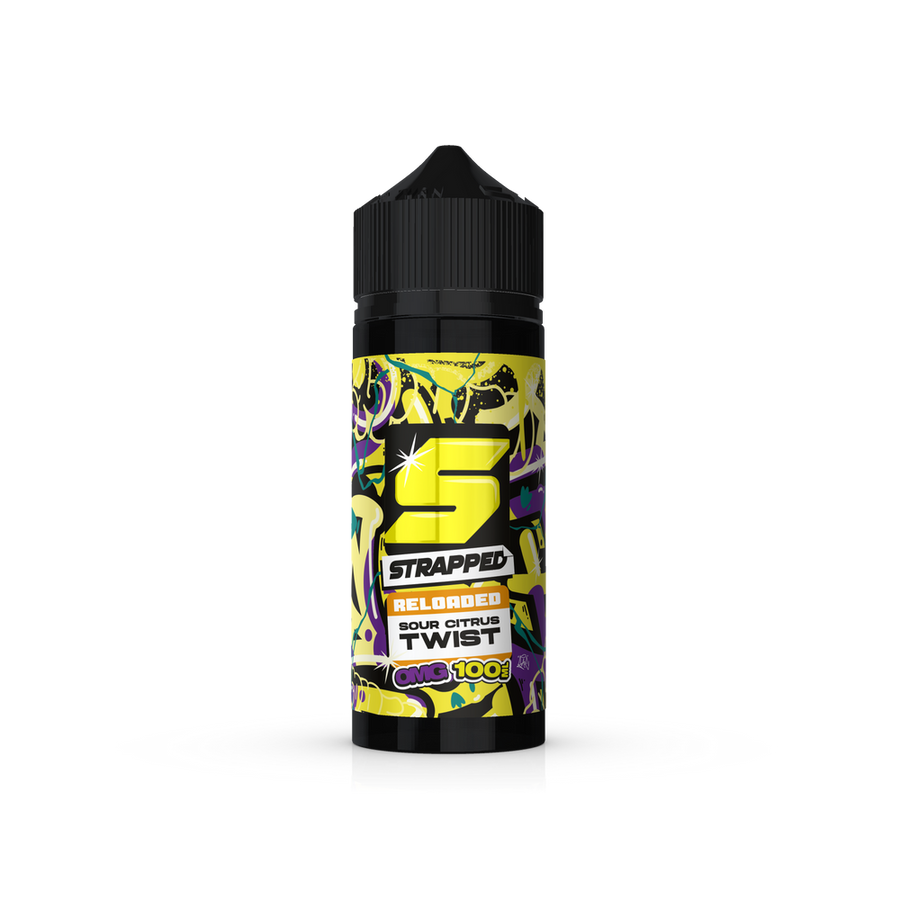 Strapped Reloaded Sour Citrus Twist 100ml 0mg Shortfill