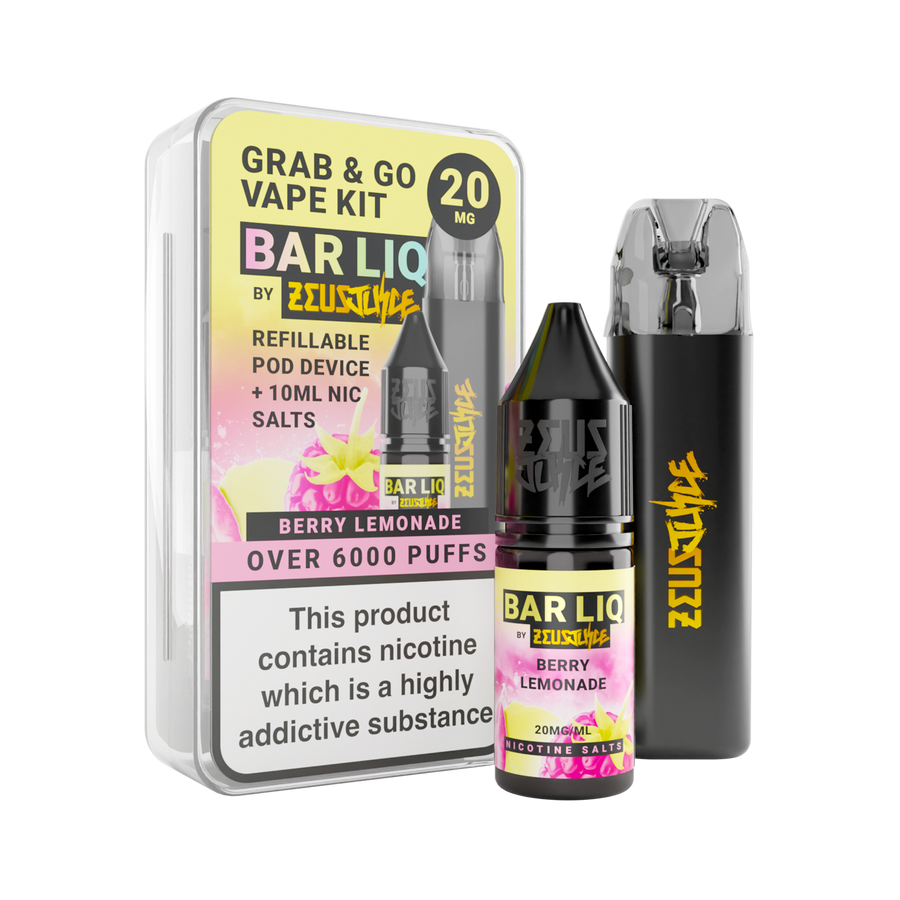 Zeus Grab & Go Kit + 10ml Berry Lemonade 20mg