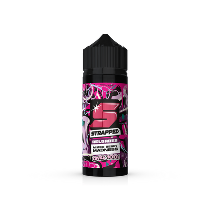 Strapped Reloaded Mixed Berries Madness 100ml 0mg Shortfill