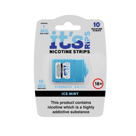 ITS RIPS Nicotine Strips 2mg pack of 10 (20mg) Ice Mint