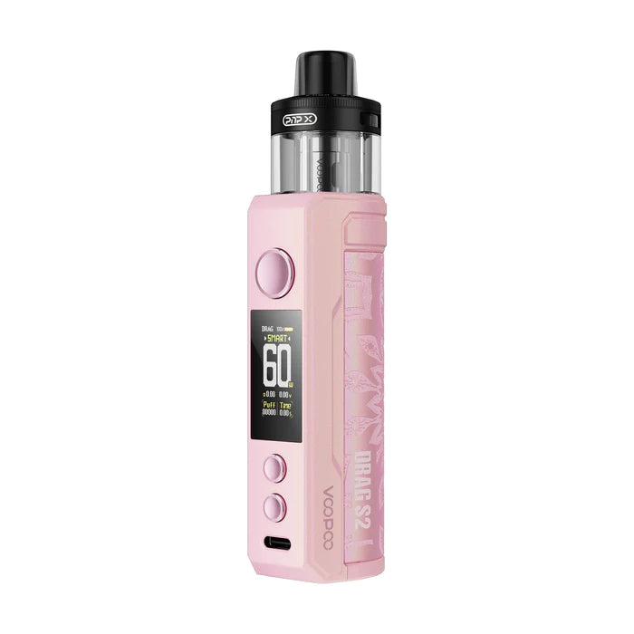 VooPoo Drag S2 Kit Glow Pink 2ml 2500mAh