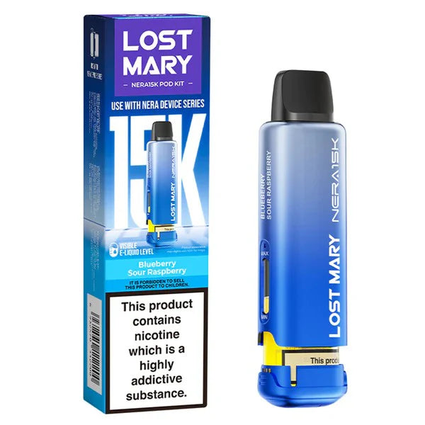 Lost Mary Nera 15K Pod Blueberry Sour Raspberry 20mg
