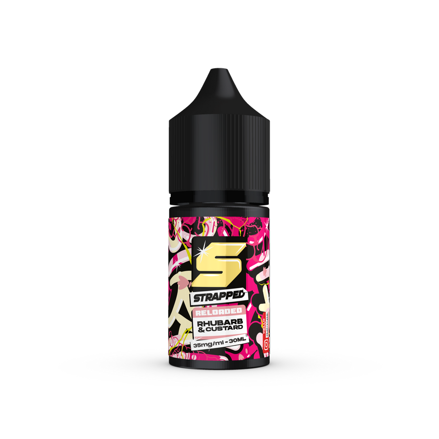 Strapped Reloaded Rhubarb & Custard 30ml 35mg