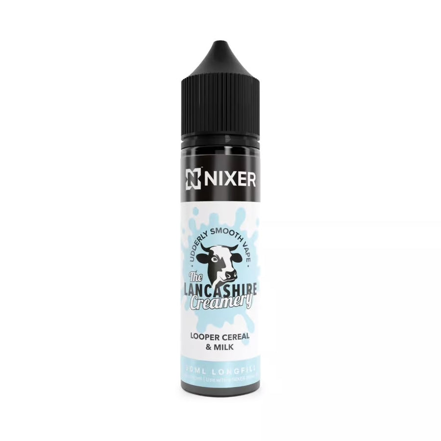Nixer x The Lancashire Creamery Looper Cereal Milk 0mg 30ml Longfill