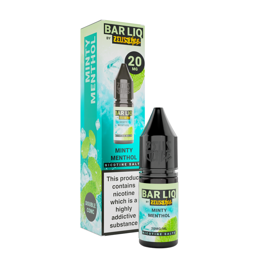Zeus Bar Salts Minty Menthol 10ml 20mg