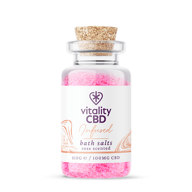 Vitality CBD Infused Bath Salts 100mg