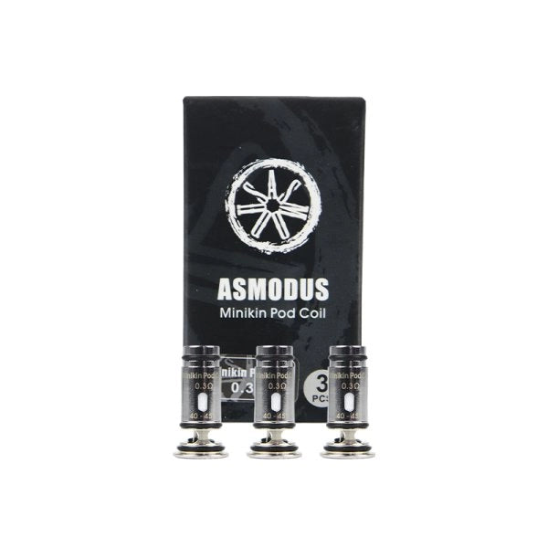 Asmodus Minikin Coils 0.3ohm 40-45w x3  vapesjersey