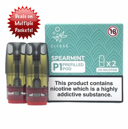 ElfBar Mate Pod 2ml Spearmint x2