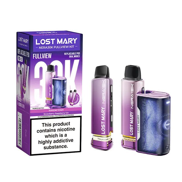 lost mary nera purple edition Lost Mary Nera 30k Kit Purple Edition 20mg – vapesjersey