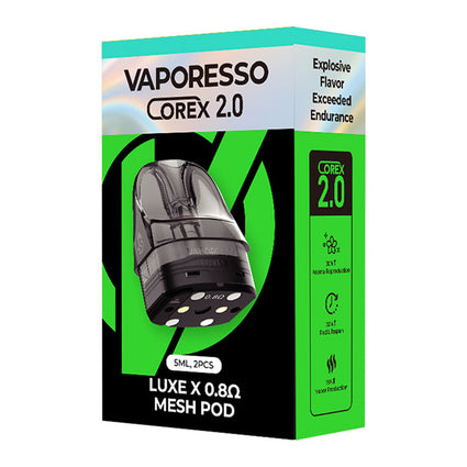 Vaporesso Luxe X Corex Pods x 2 MTL 0.8ohm