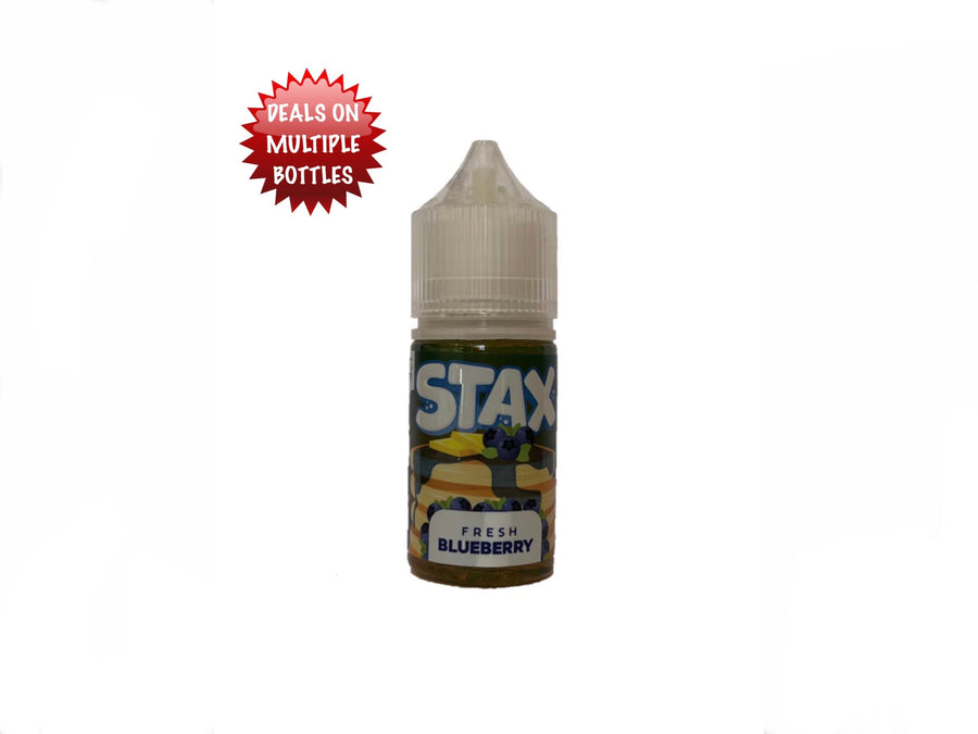 Strapped Stax Fresh Blueberry Pancakes Nic Salt 30mg