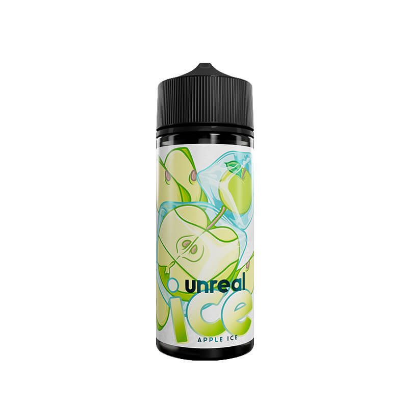 Unreal Ice Apple Ice 100ml 0mg Shortfill