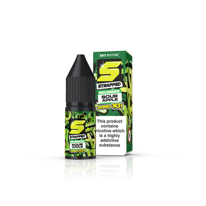 Strapped Reloaded Sour Apple 10ml 10mg