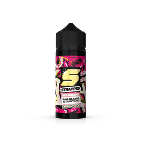 Strapped Reloaded Rhubarb & Custard 100ml 0mg Shortfill