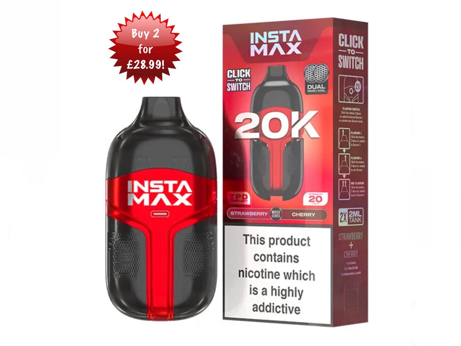 Insta Max 20k Strawberry & Cherry 20mg