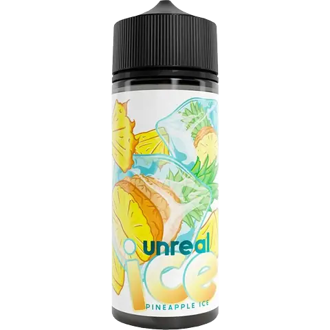 Unreal Ice Pineapple Ice 100ml 0mg Shortfill