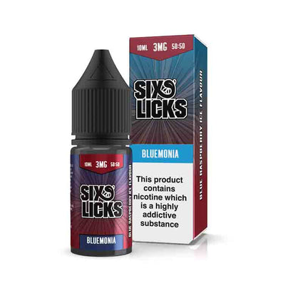 Six Licks Bluemonia 12mg