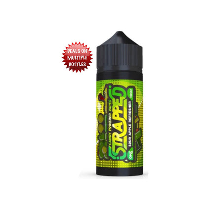 Strapped Sour Apple Refresher Ice 100ml 0mg Shortfill