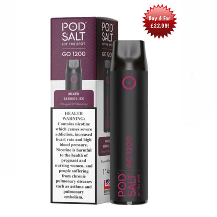 Pod Salt Go 1200 Mixed Berries Ice 4ml 20mg