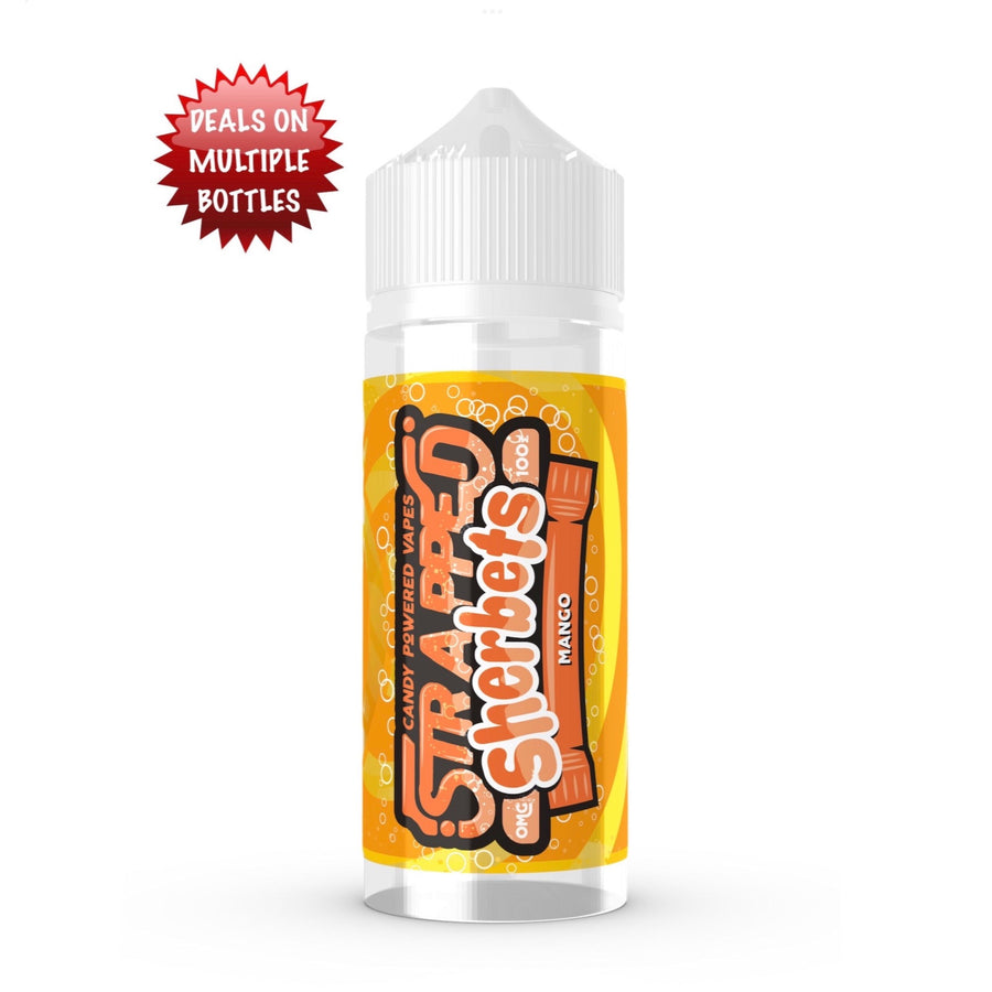 Strapped Sherbets Mango 100ml 0mg Shortfill