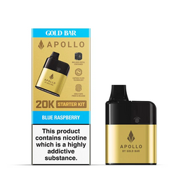 Gold Bar Apollo AIO Kit Blue Raspberry 20mg