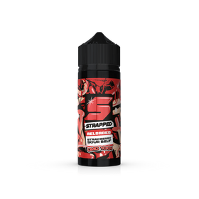 Strapped Reloaded Strawberry Sour Belt 100ml 0mg Shortfill