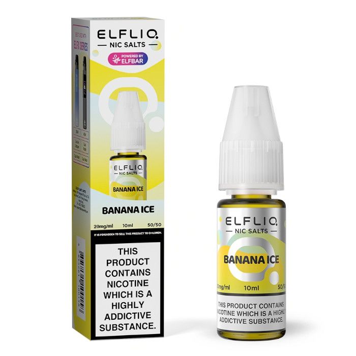 Elfliq Banana Ice Nic Salt 10mg vapesjersey Elfliq Banana Ice Nic Salt 10mg vapesjersey