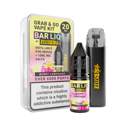 Zeus Grab & Go Kit + 10ml Berry Lemonade 20mg