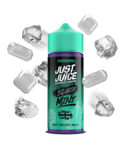 Just Juice Black Mint 100ml 0mg Shortfill