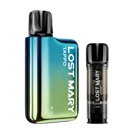 Lost Mary Tappo Blue Green Kit and Lemon Lime Pod 20mg 750mAh