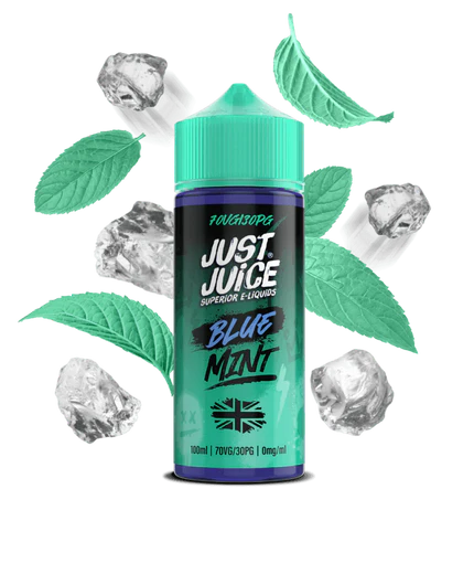 Just Juice Blue Mint 100ml 0mg Shortfill