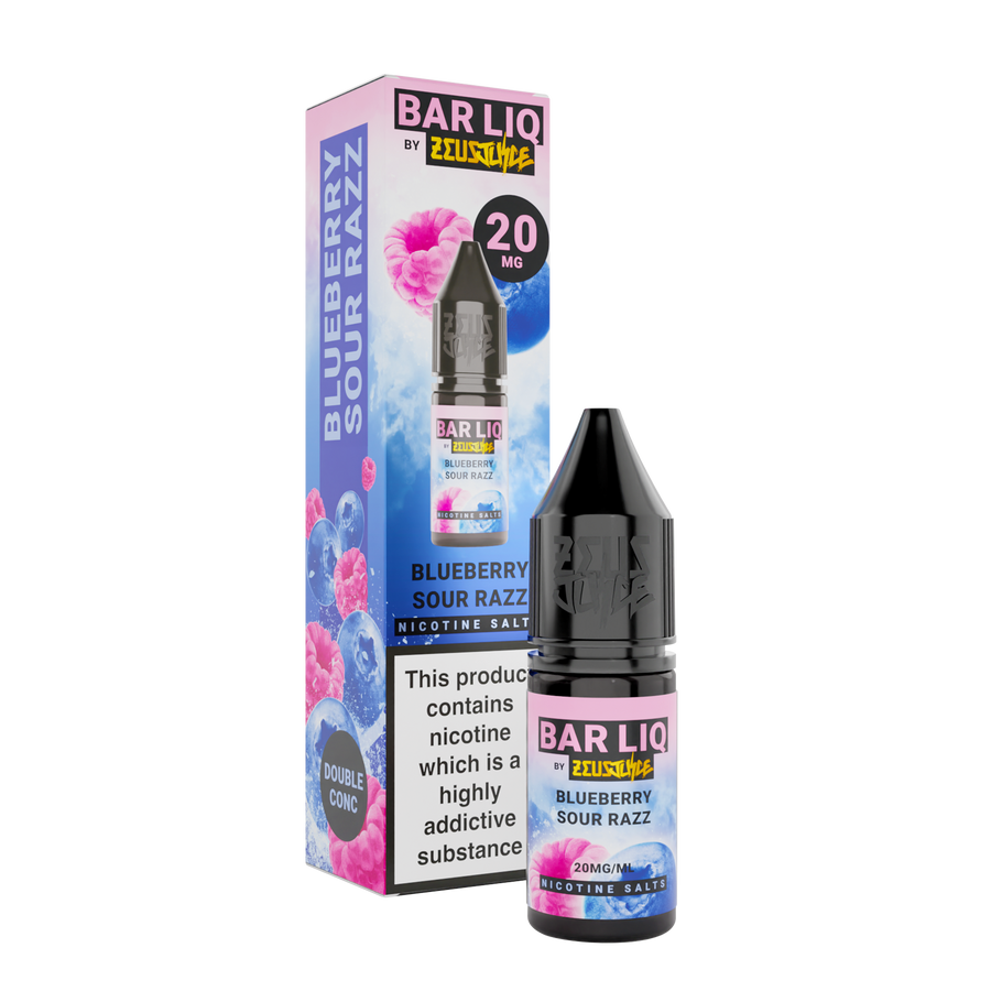 Zeus Bar Salts Blueberry Sour Razz 10ml 10mg