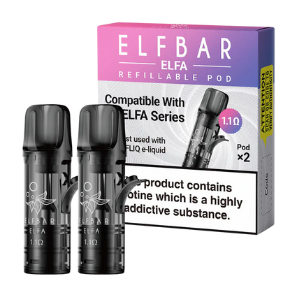 Elfa Refillable Pods 2ml x2