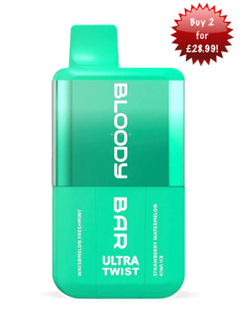 Bloody Bar Ultra Twist 20k Watermelon Freshmint & Strawberry Watermelon Kiwi Ice