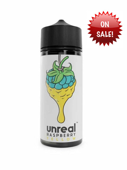 Unreal Raspberry Yellow 100ml 0mg Shortfill