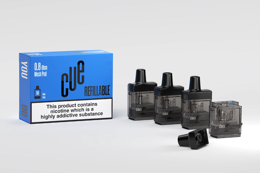 Cue 2.0 Pods x 4 0.8ohm