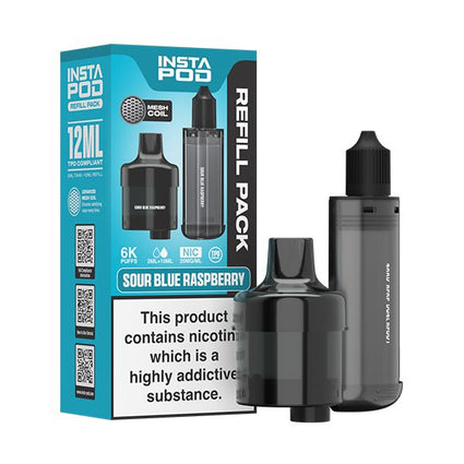 Insta Pod Refill Sour Blue Raspberry 20mg