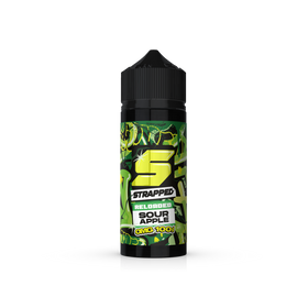 Strapped Reloaded Sour Apple 100ml 0mg Shortfill