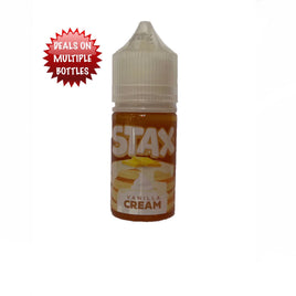 Strapped Stax Vanilla Cream Nic Salt 30mg