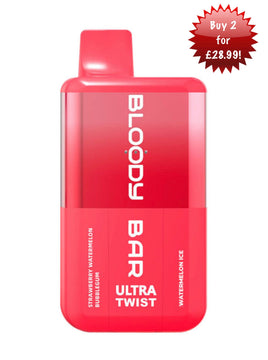 Bloody Bar Ultra Twist 20k Strawberry Watermelon Bubblegum & Watermelon Ice