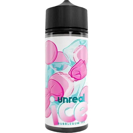 Unreal Ice Bubblegum Ice 100ml 0mg Shortfill