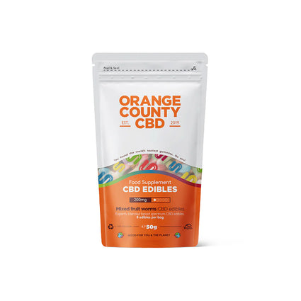 Orange County CBD Grab Bags Gummy Worms 200mg