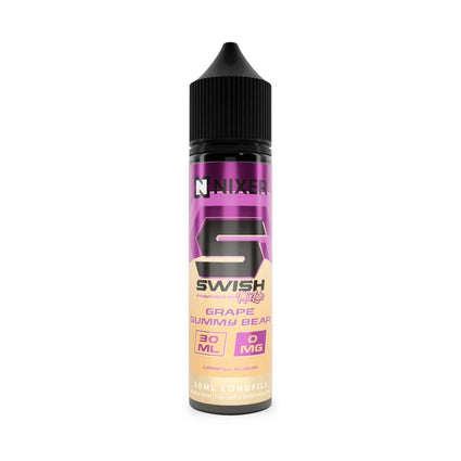Nixer x Swish Grape Gummy Bear 0mg 30ml Longfill