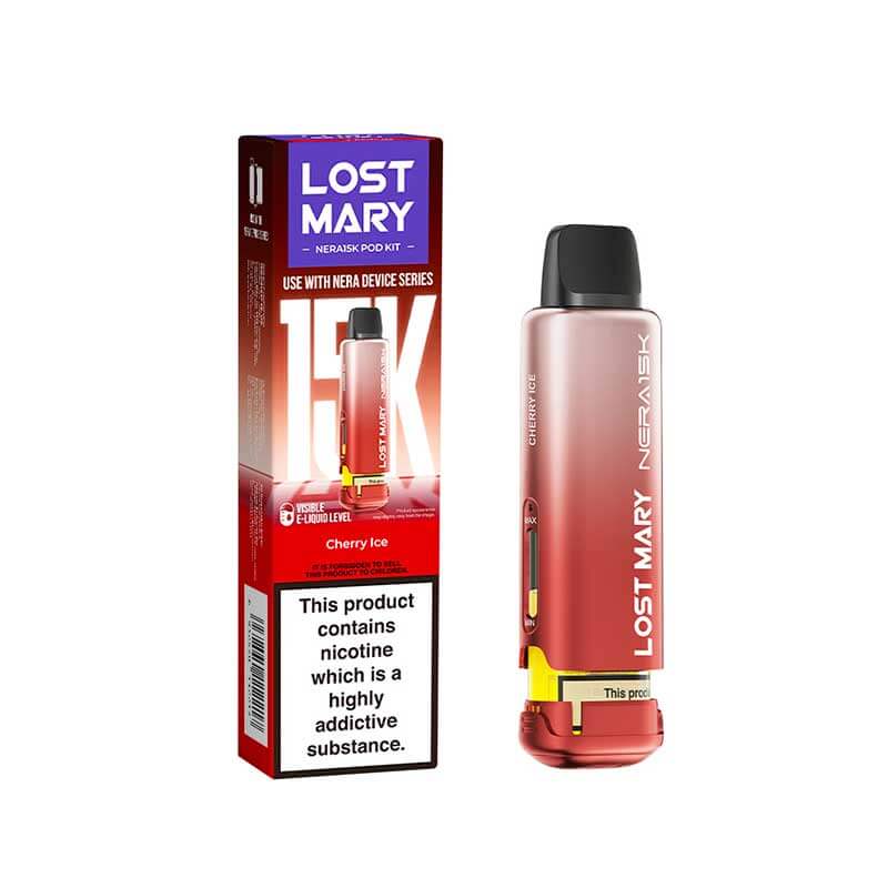 Lost Mary Nera 15k Pod Cherry Ice 20mg vapesjersey Lost Mary Nera 15k Pod Cherry Ice 20mg vapesjersey